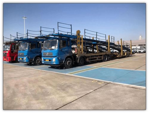 常州工厂商品车铁路运输首发完美收官，防撞缓冲车功不可没